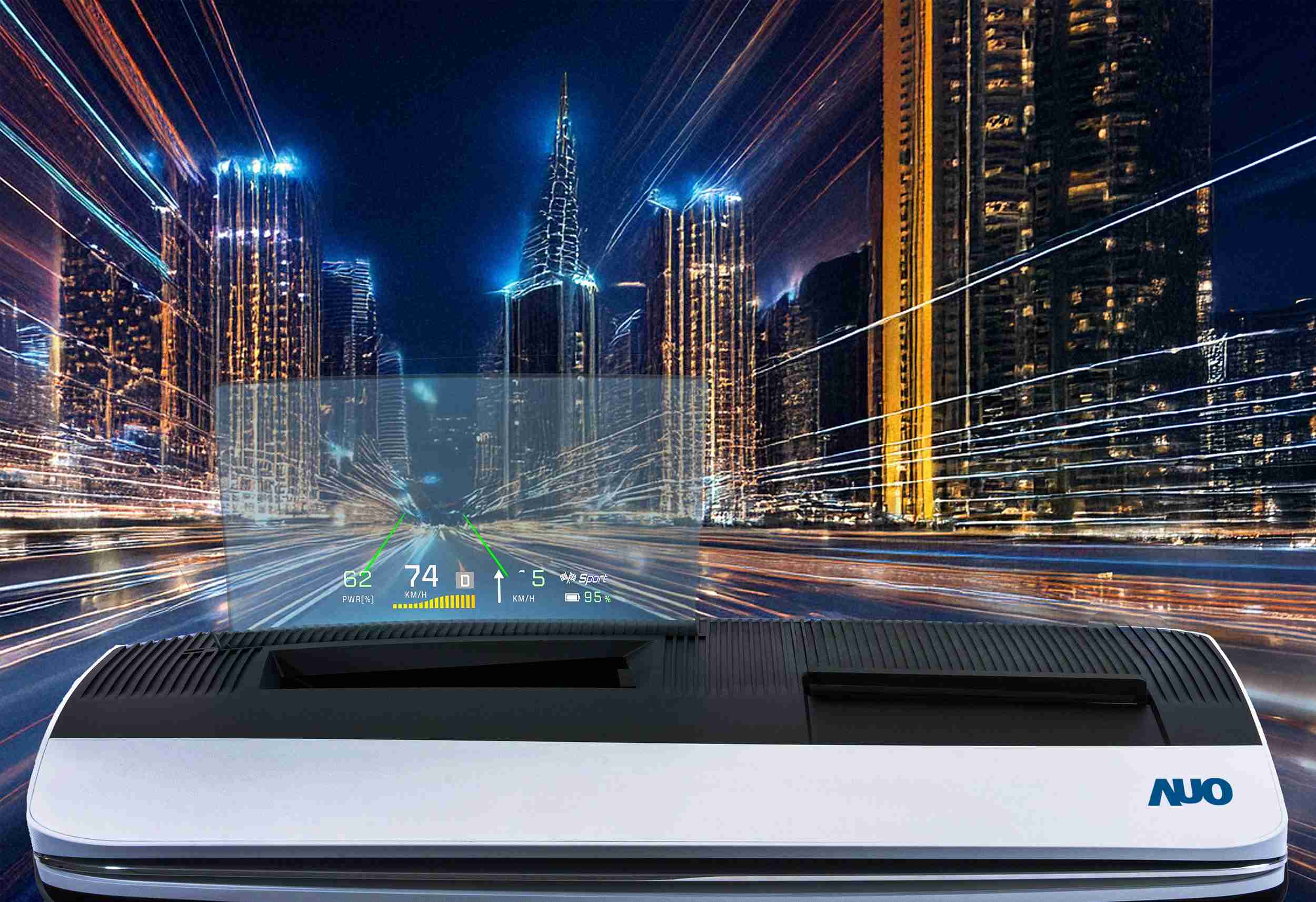 尊龙z6推出13吋Micro LED抬头显示器，，，提供高入眼亮度、、、高色彩饱和度的显示质量，，，，在阳光下或黑暗中都清晰可见，，并利用Micro LED模块体积小的优势，，，解决车用空间有限的痛点